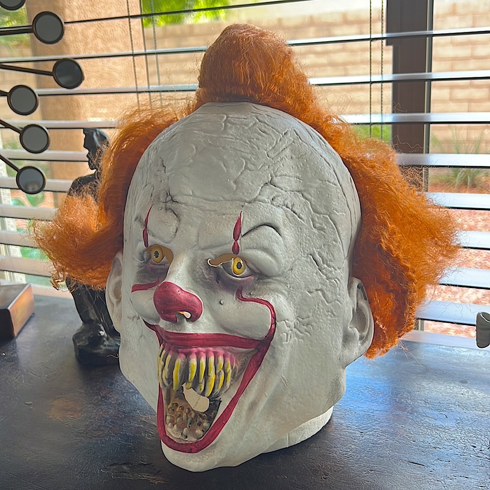 It Clown Pennywise Halloween Mask Latex cosplay terror horror movies scary